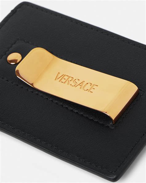 versace mens credit card holder|versace tribute card holder.